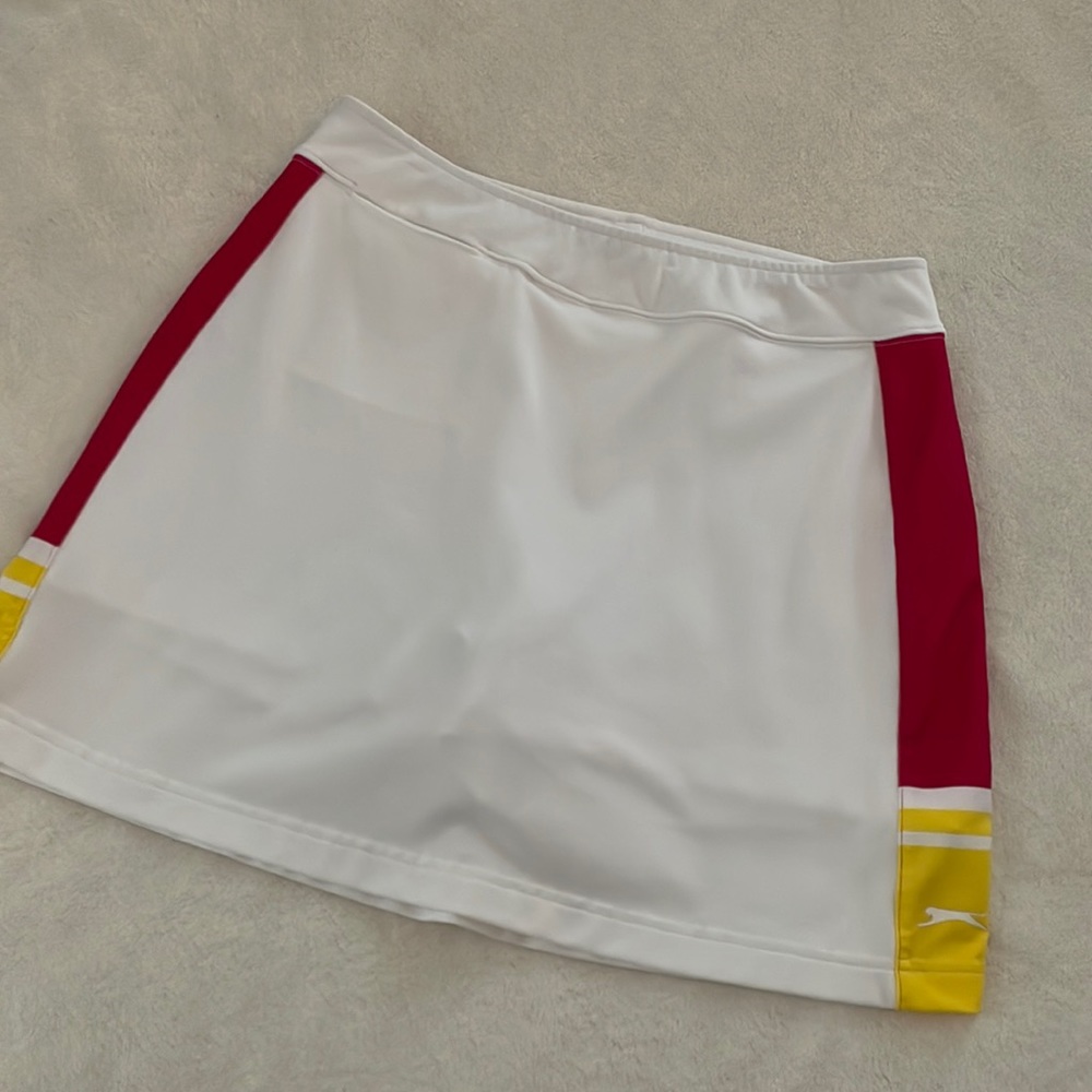 Slazenger nylon spandex pull on golf skort size S